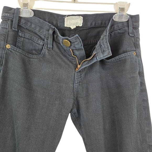 Men 26 Black Skinny Grunge Rocker Punk Metal Emo Streetwear Style Slim Fit Jeans - Picture 5 of 10